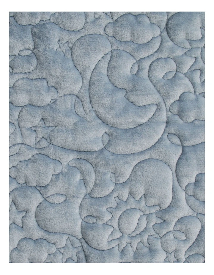 Meriweather Kids Quilted Blanket In Slate image 2