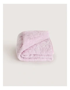 Meriweather Kids Quilted Blanket In Lilac Snow