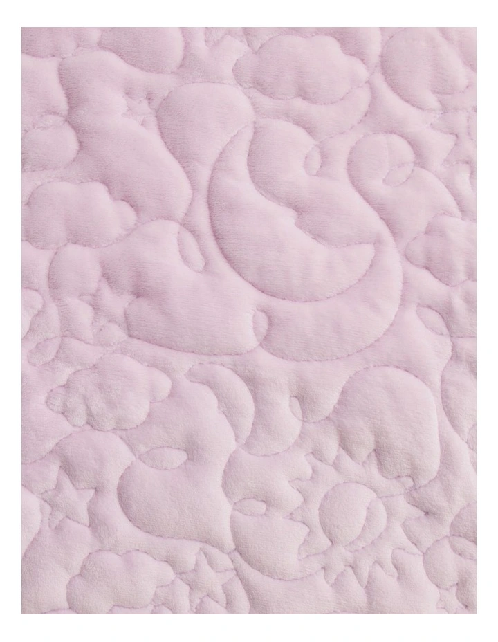 Meriweather Kids Quilted Blanket In Lilac Snow image 2