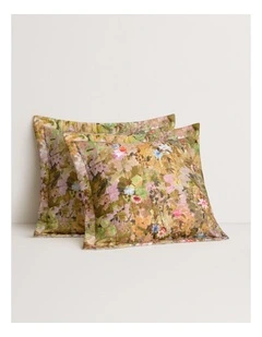 Abbotson Ariee European Sham Pillowcase in Moss