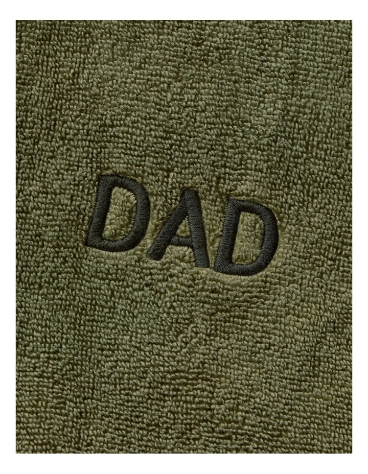 Aven Dad Robe in Green Olive image 5