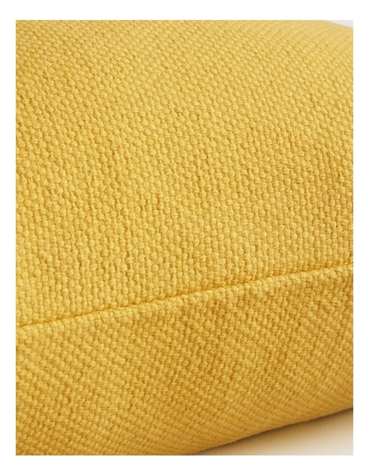 Adman Square Cushion in Saffron image 2