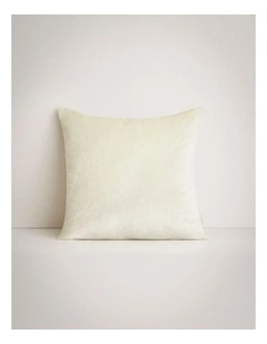 Alber Square Cushion in Soft Green
