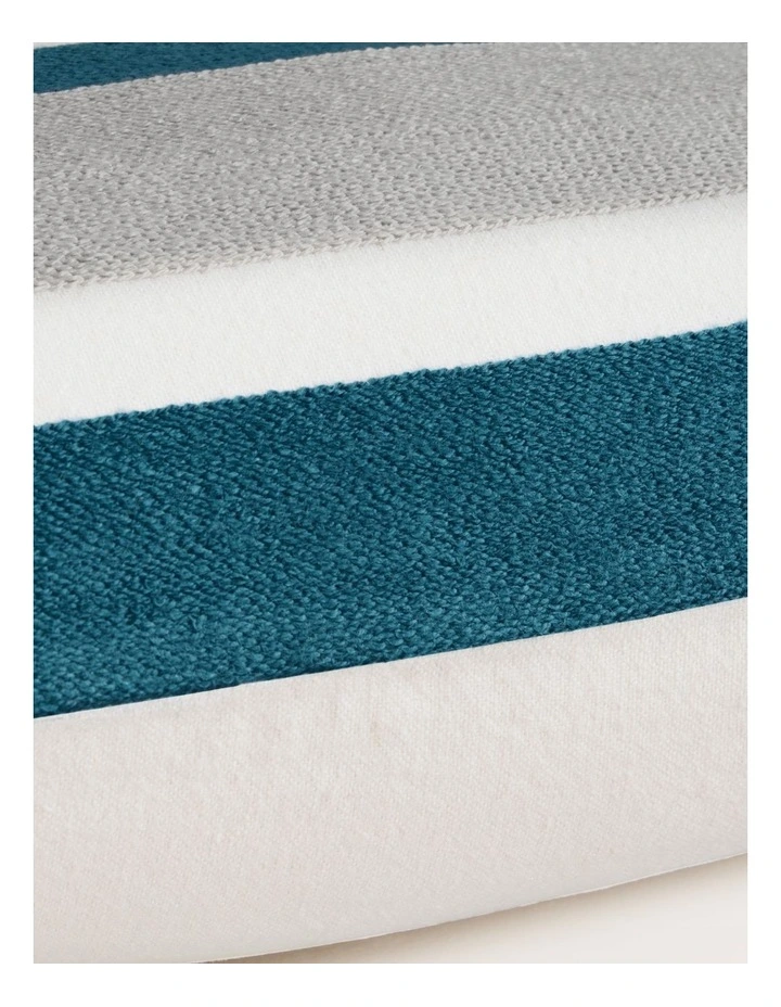 Mazey Square Cushion in Deep Blue image 3