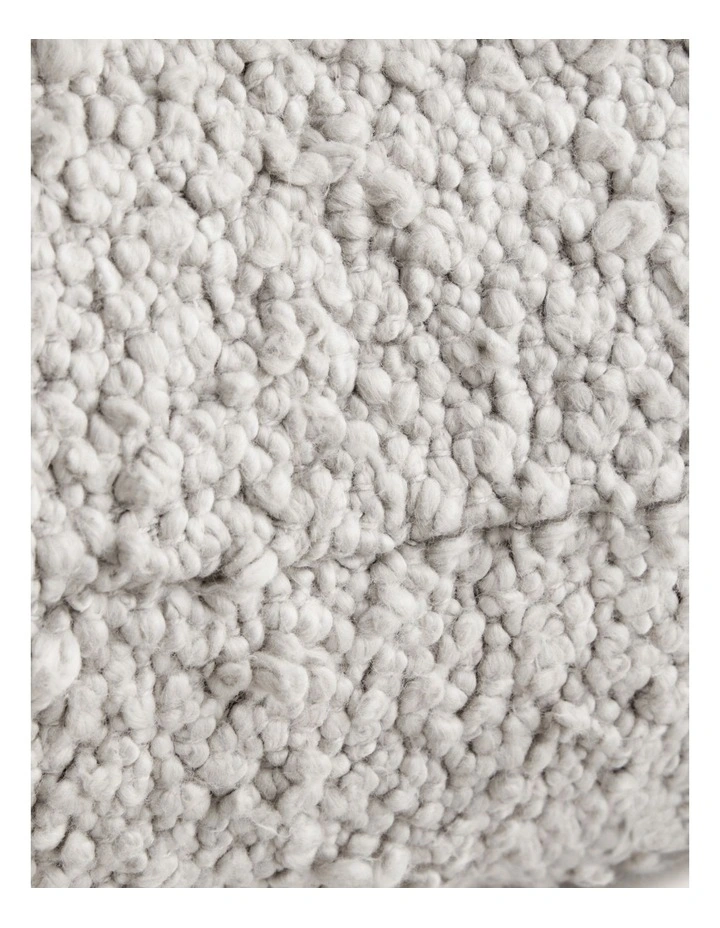 Rey Square Cushion in Powder Grey image 2