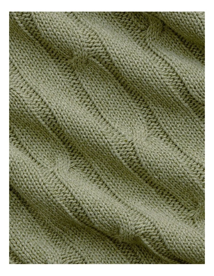 Selka Throw in Moss image 2