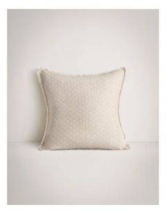 Sunisa Square Cushion in Porcelain