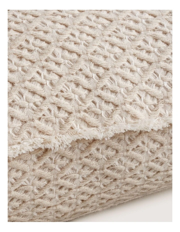 Sunisa Square Cushion in Porcelain image 2
