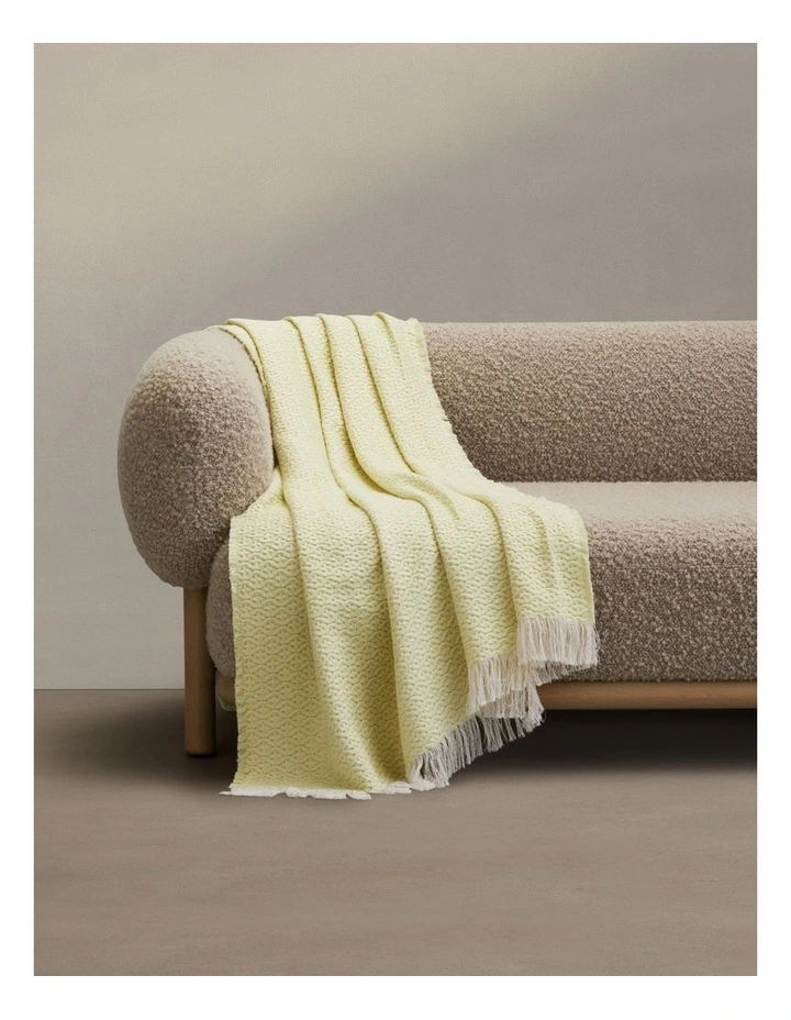 Sunisa Throw in Lemon image 3