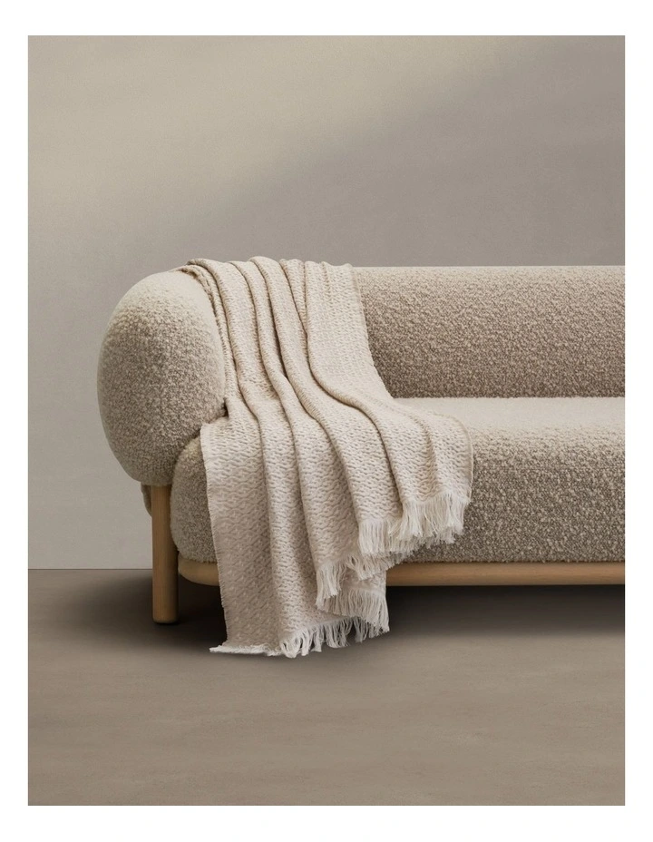 Sunisa Throw in Porcelain image 3