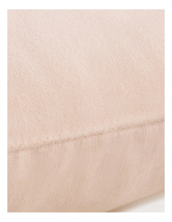 Tessino Linen Breakfast Cushion in Pink Salt image 3