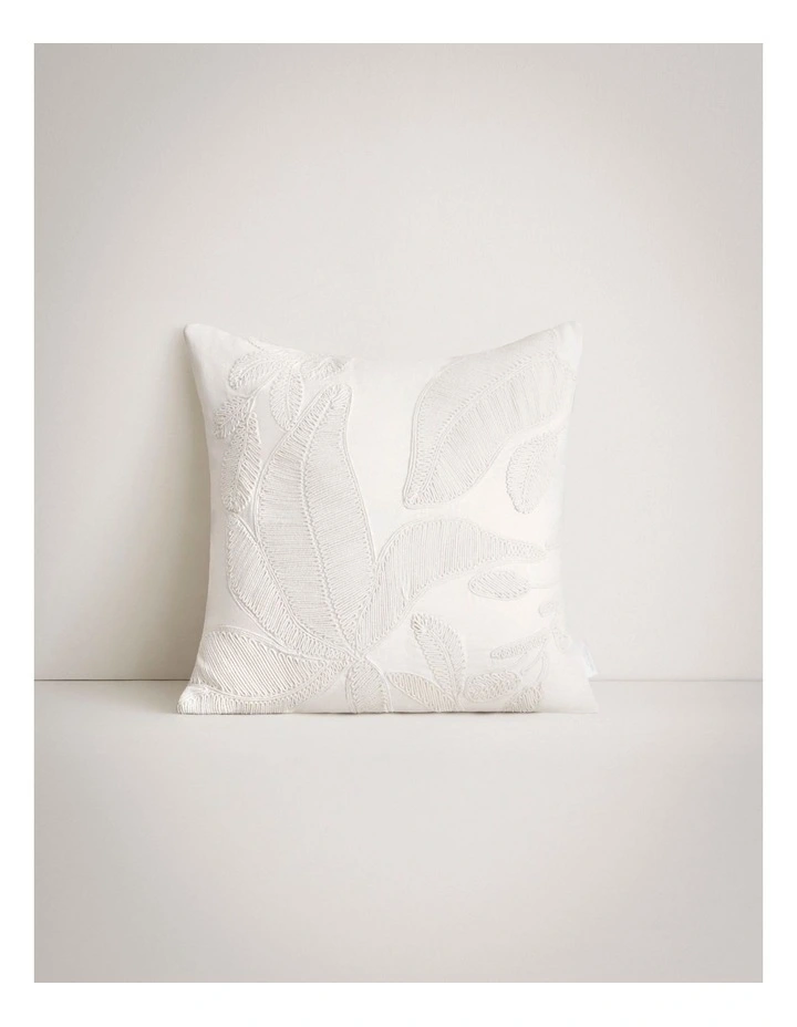 Tilo Square Cushion in White image 1