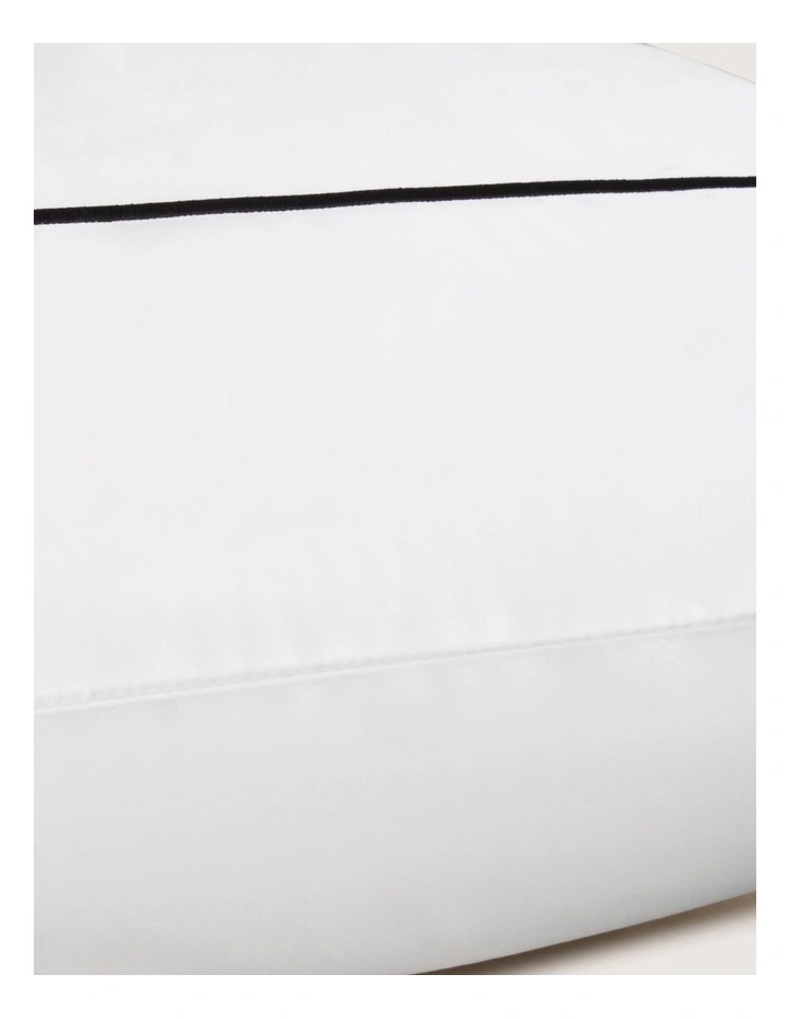 Trellis Square Cushion in Snow/Midnight image 2