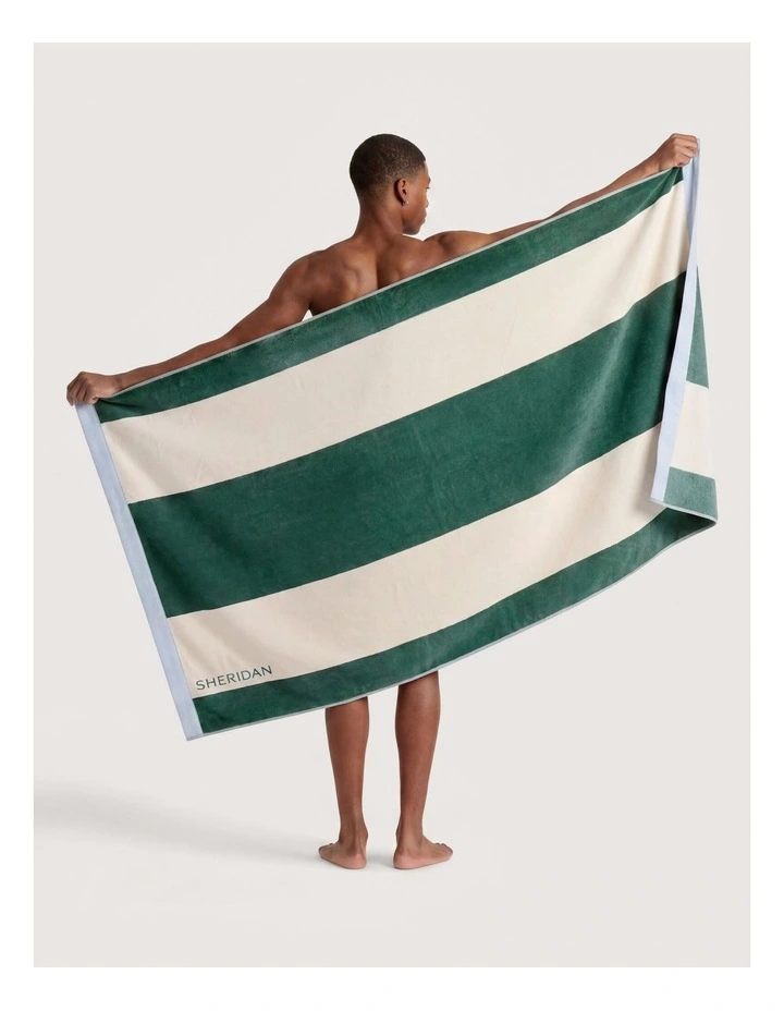 Apolle Beach Towel In Sea Green image 2