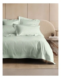 1200TC Millennia Quilt Cover in Light Peppermint