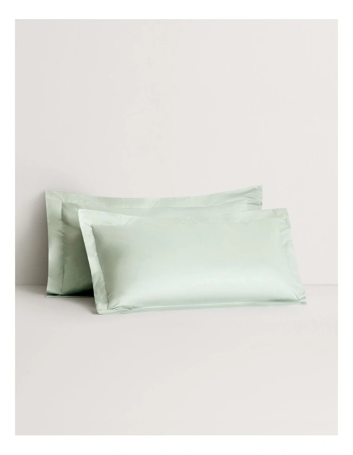 1200TC Ultimate Sateen King Pillowcase in Light Peppermint image 1