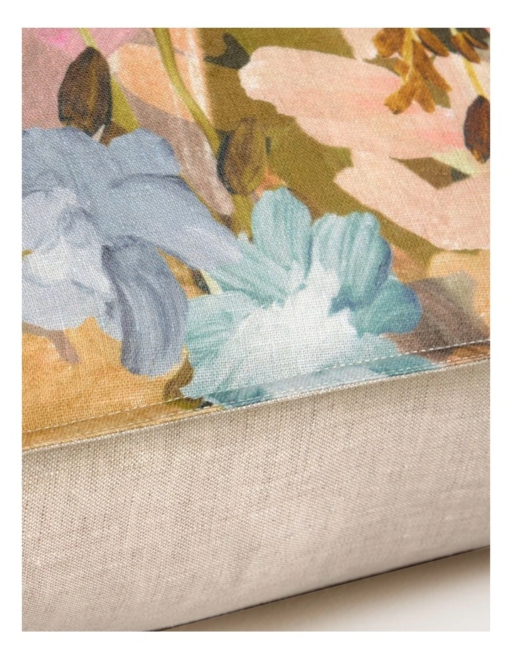 Abbotson Linen Ariee Square Cushion in Moss image 3