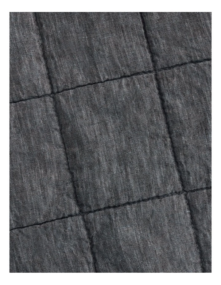 Abbotson Linen Pillowcase Sham in Ebony Marle image 3