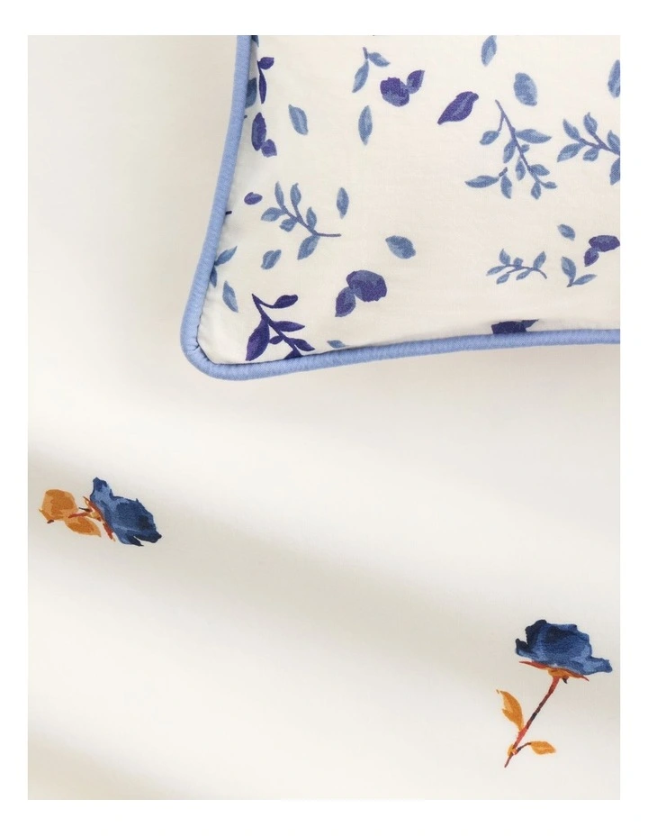 Bayley Ditsy Floral Quilt Cover Set in Cornflower image 2
