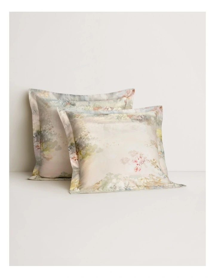 Cheston European Pillowcase Pair in Moonstone image 1