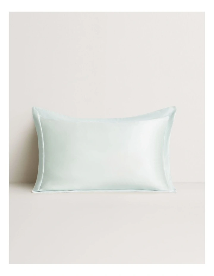 Lanham Silk Pillowcase in Light Peppermint image 1