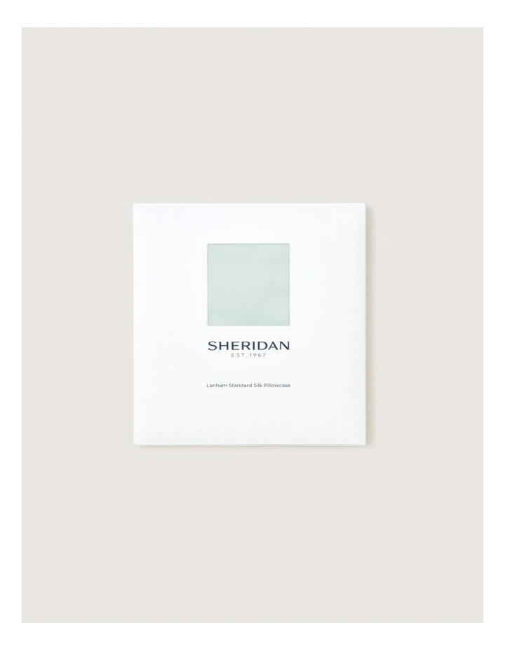 Lanham Silk Pillowcase in Light Peppermint image 3
