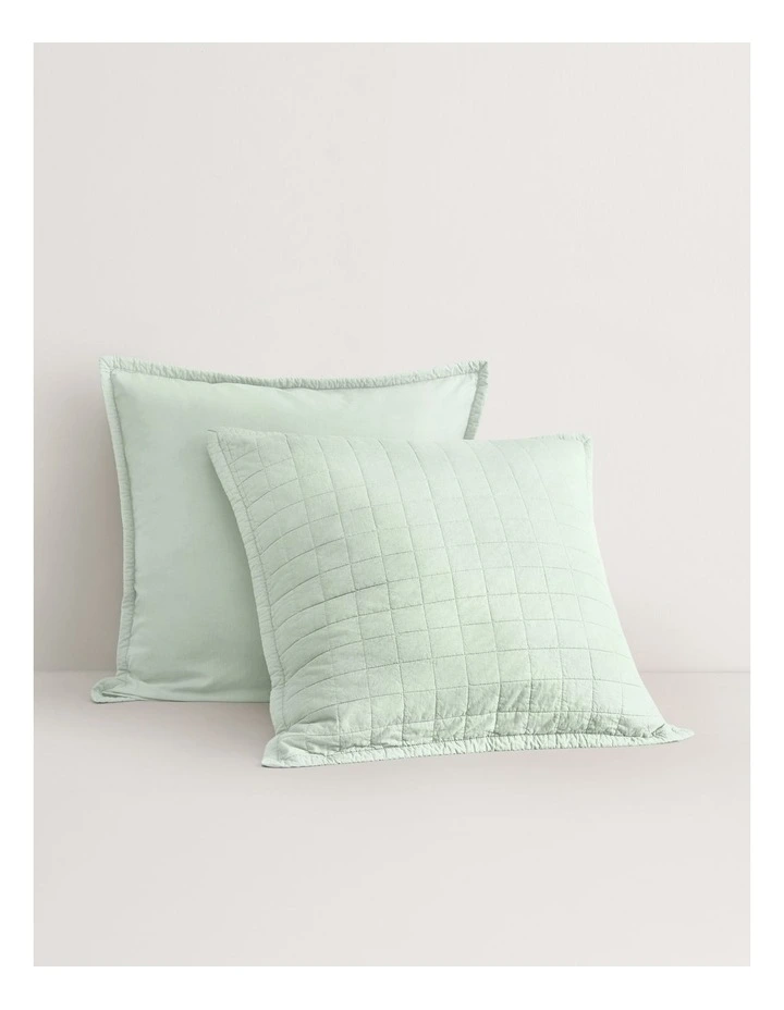 Reilly European Sham in Light Peppermint image 1