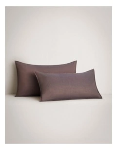 Reilly Pillowcase Pair in Petrol
