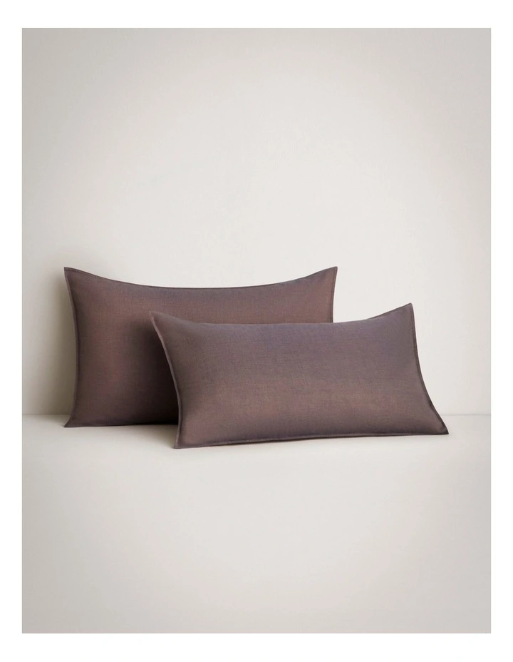 Reilly Pillowcase Pair in Petrol image 1