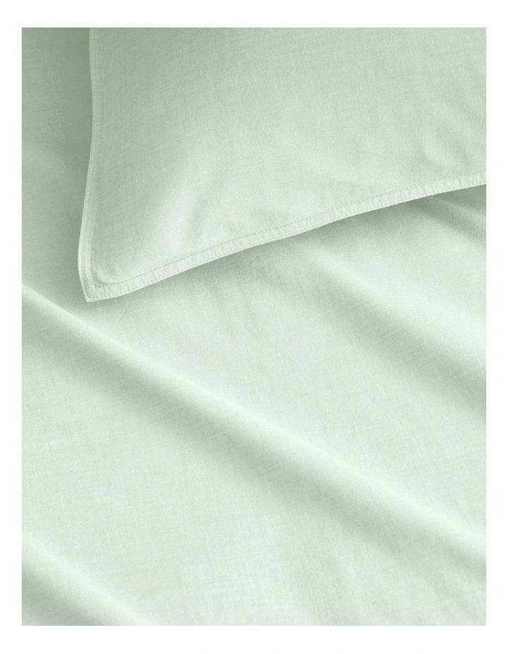 Reilly Quilt Cover Set in Light Peppermint image 2