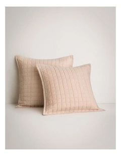 Reilly Stripe Duo European Sham in Spice