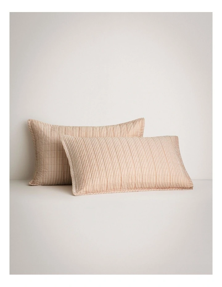 Reilly Stripe Duo Sham in Spice image 1
