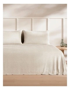Sunisa Bed Cover in Porcelain