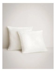 Tolem European Pillowcase in White