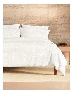 Tolem Quilt Cover in White