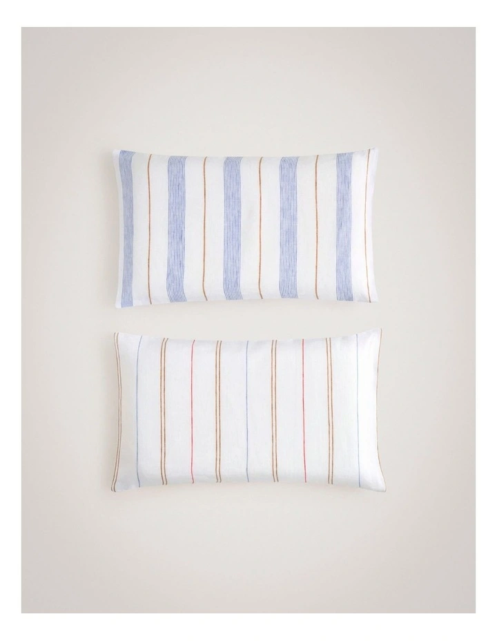 Abbotson Linen Travel Pillowcase Set in Cornflower image 1