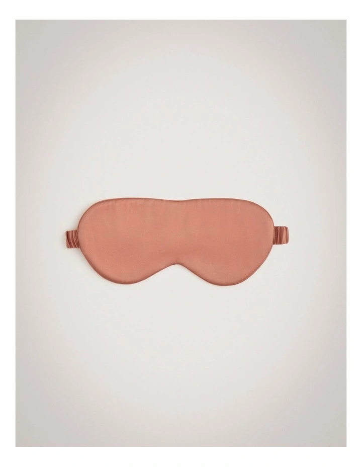 Lanham Silk Eye Mask in Earth Rose image 1