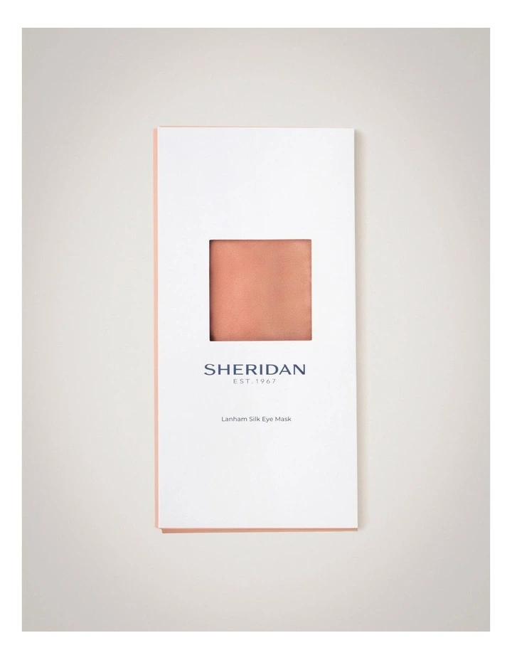 Lanham Silk Eye Mask in Earth Rose image 3