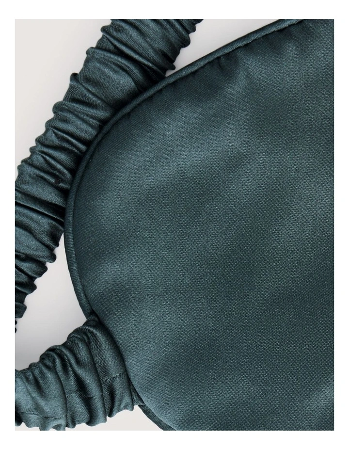Lanham Silk Eye Mask in Ivy image 2