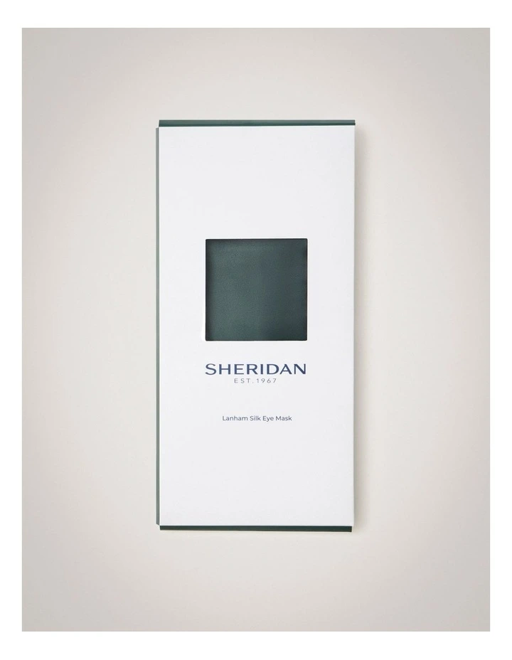 Lanham Silk Eye Mask in Ivy image 3