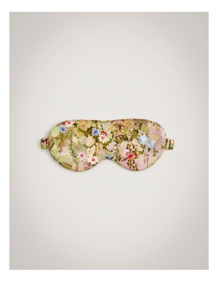 Lanham Silk Eye Mask in Moss image 1
