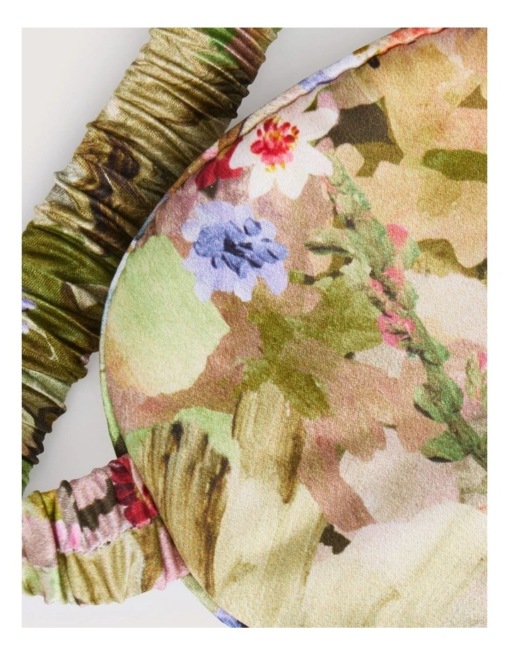 Lanham Silk Eye Mask in Moss image 2