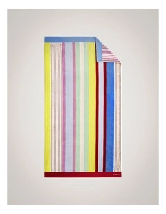 Azava Beach Towel in Wattle