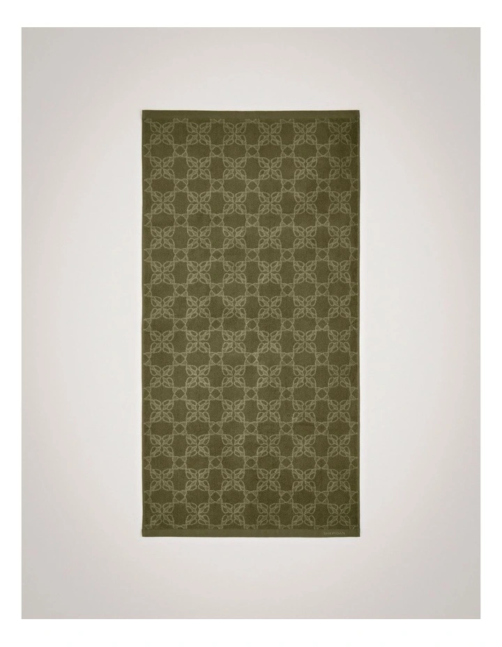 Lano Towel Collection in Green Olive image 3