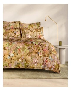 Abbotson Linen Ariee Bed Cover in Moss