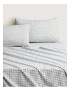Bayley Windowpane Sheet Set in Midnight