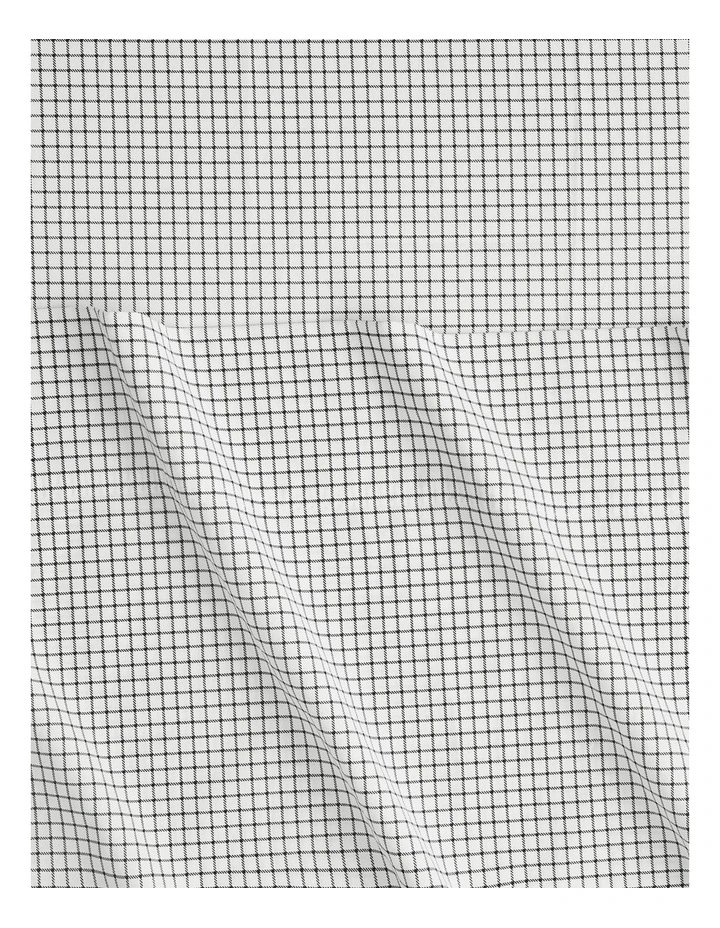 Bayley Windowpane Sheet Set in Midnight image 2