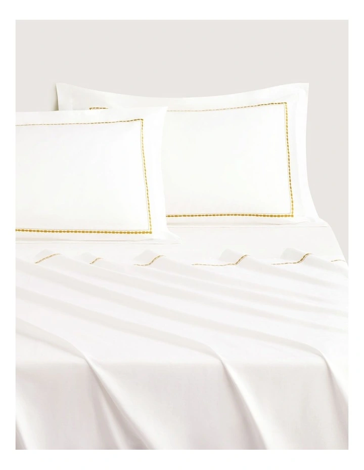 Jenkins European Pillowcase in Amber image 2