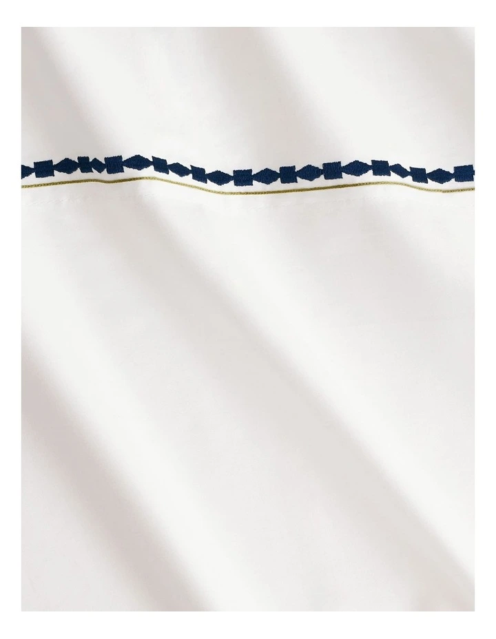 Jenkins European Pillowcase in Deep Blue image 3