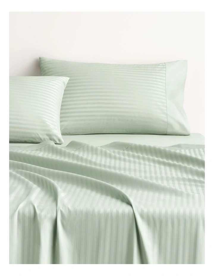 1200TC Millennia Flat Sheet in Light Peppermint image 1